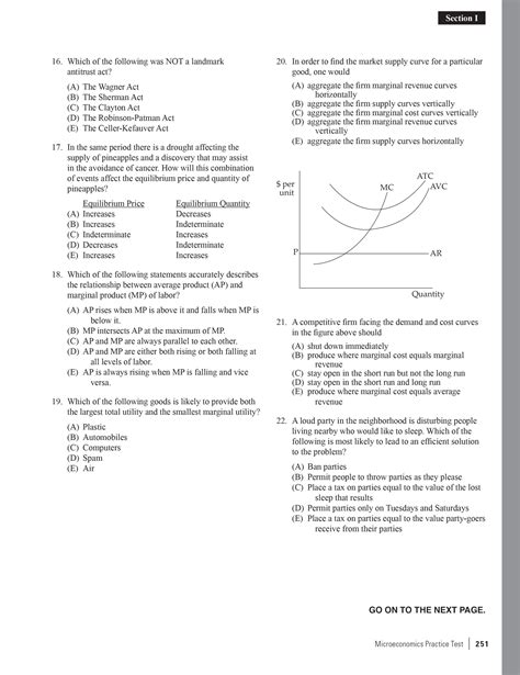 The production function Short-run production costs Long-run production costs. . Ap microeconomics exam questions and answers pdf